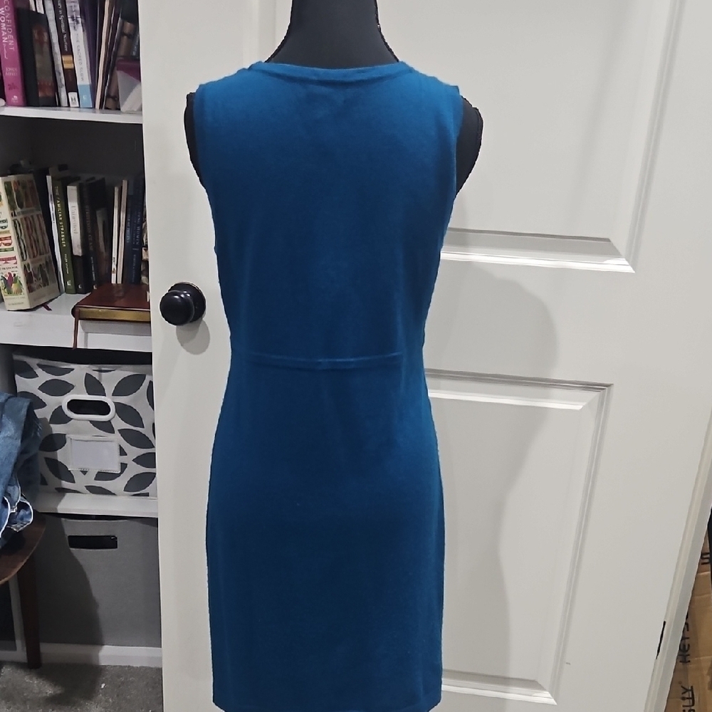 Banana Republic Ruffled Blue Mini Dress - Picture 6 of 8